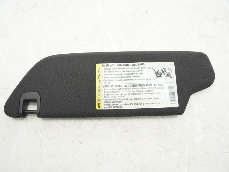 Used Passenger Right Sun Visor Sunshade 2014-2019 Chevy Corvette Z06 C7 NOTE OEM