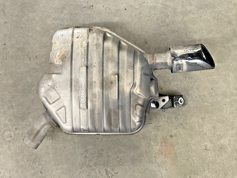 ⭐2012-2015 AUDI A7 3.0L REAR LEFT EXHAUST MUFFLER W/ TIP ASSEMBLY OEM LOT2421