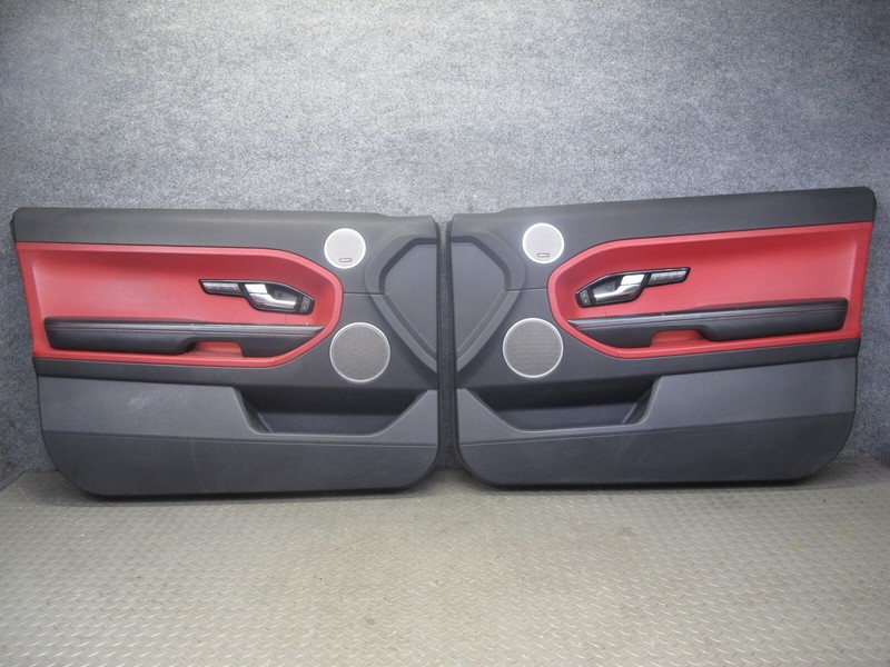2012-2016 RANGE ROVER EVOQUE L538 2DR FRONT DOOR INTERIOR TRIM PANEL SET OF 2