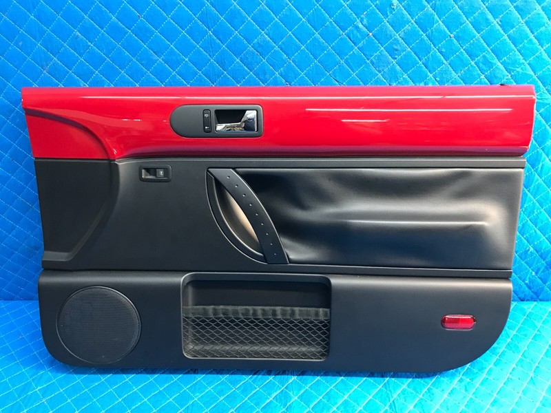 1998-2010 Volkswagen Beetle Right RH Passenger Door Panel Red Black OEM