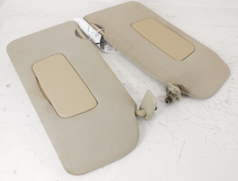 Nissan Altima Sedan Sun Shade Visor Pair Left Right Illumination OEM 2007 2008