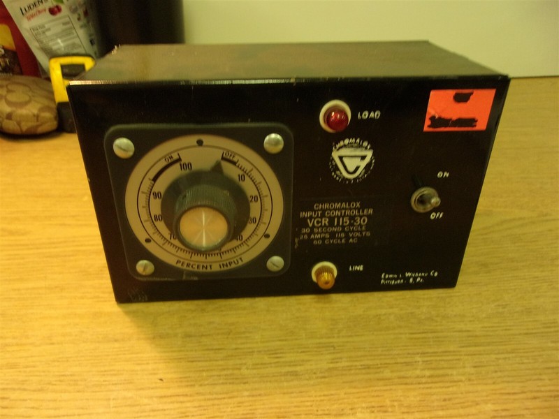 Chromalox VCR 115-30 Input Controller 30 Sec. Cycle 25A115V*FREE SHIPPING*