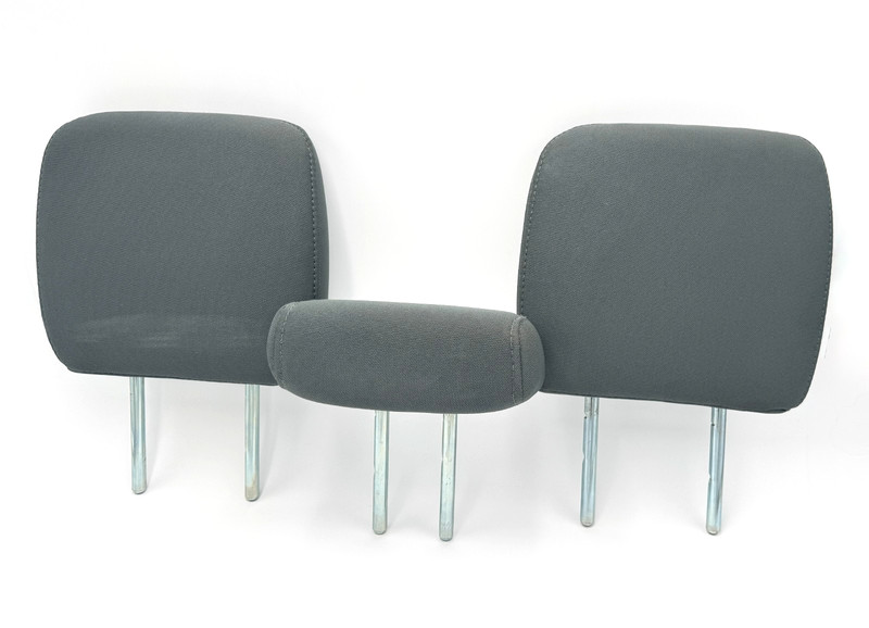 ✅2013-2024 CL RAM 1500-3500 OEM REAR HEADREST Head Rest GRAY CLOTH Back SET OF 3