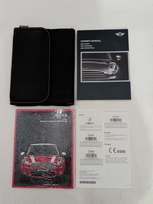 2014 Mini Cooper Mini / Roadster / Convertible Owners Manual Free Shipping