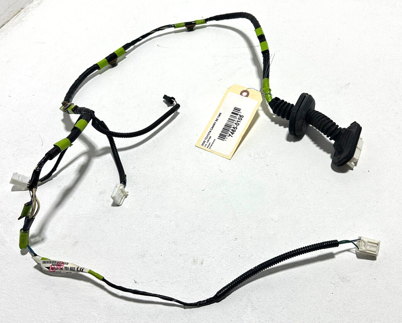 2019-2024 TOYOTA CAMRY SE DOOR WIRE WIRING HARNESS REAR LEFT DRIVER SIDE OEM