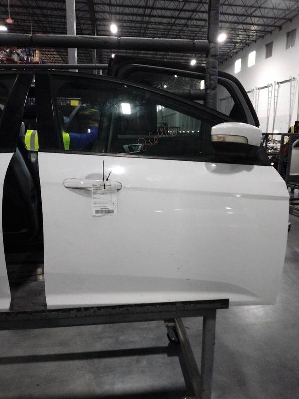 2013 Ford Focus Right Front Door White 4DR HTBK Used OEM Part 219897