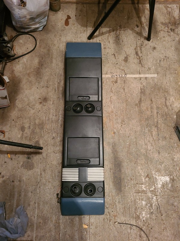 1985-1994 CHEVROLET ASTRO OVERHEAD CONSOLE W / MAP LIGHTS & COMPARTMENT 15595756