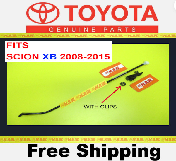 HOOD ROD PROP W/ CLIP ROUND HOLE GROMMET BUSHING CLAMP HOLDER for SCION xB 08-15