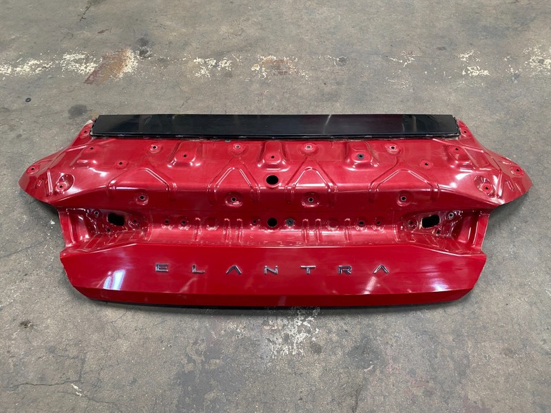 21-23 HYUNDAI ELANTRA N-LINE REAR TRUNK DECK LID RED PR2 OEM #A0.66