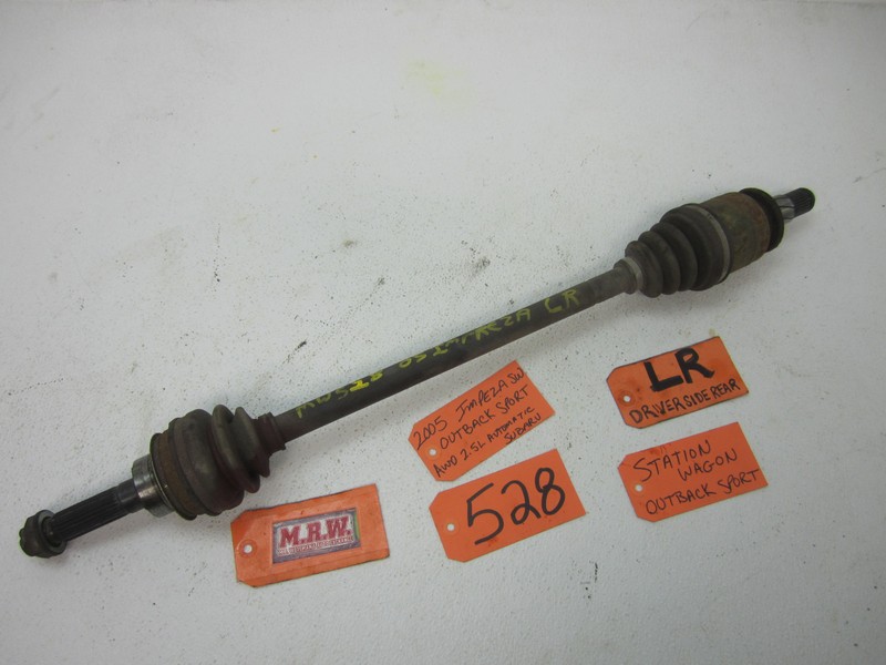 AXLE SHAFT CV BOOT LEFT REAR BACK L LH fits 02 03 04 IMPREZA OUTBACK RS 05 9-2X