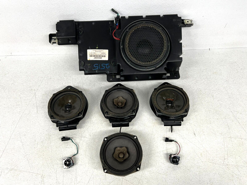 ⭐2006-2010 HUMMER H3 FRONT REAR SPEAKER SUBWOOFER SET ASSEMBLY OEM LOT2515