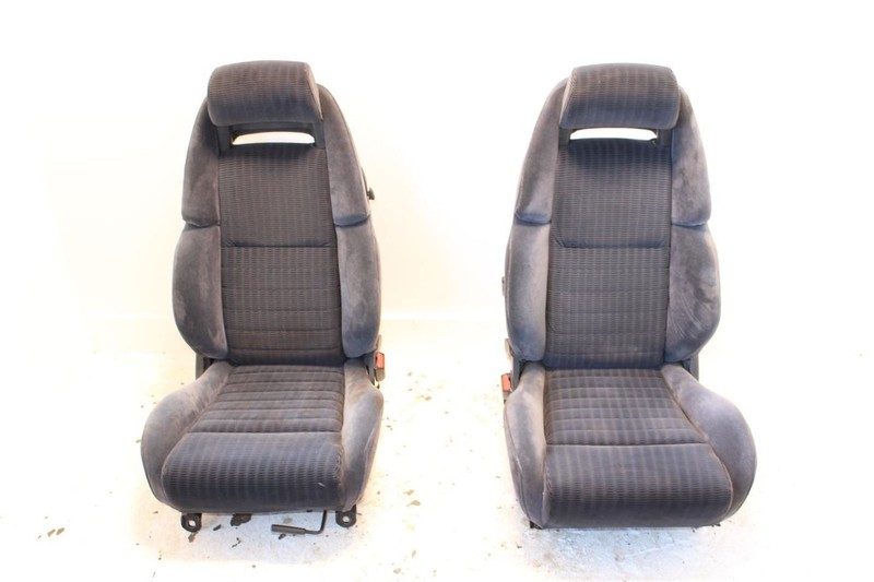 94-95 Nissan 300ZX 2+0 Z32 Driver Left and Passenger Right Front Blue Seats