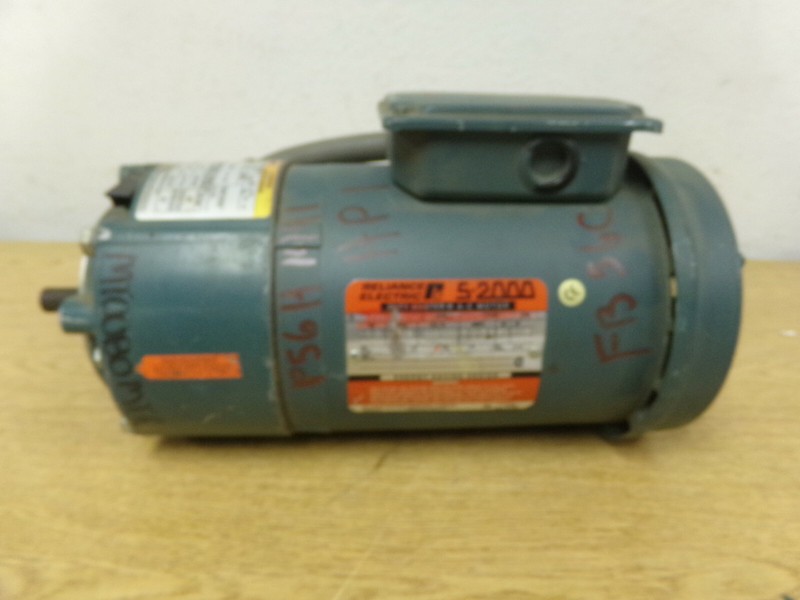 Reliance Electric S-2000 Duty Master AC motor W/ Dodge Motor Brake 031413 56DBSS