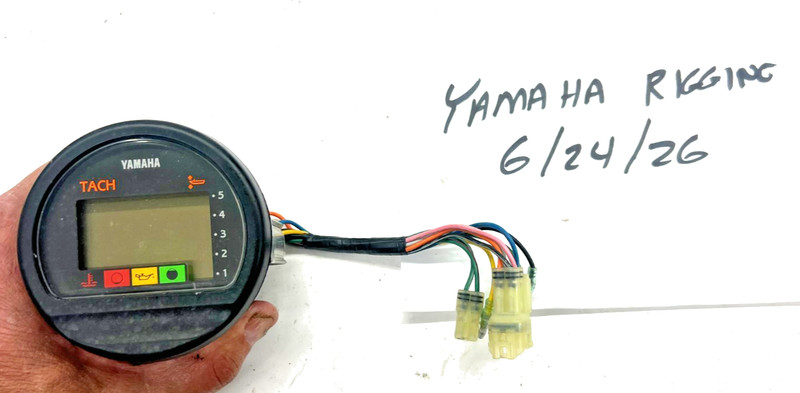 Yamaha Outboard Motor 6Y5 Digital Gauge Tachometer FRESHWATER! OEM YAMAHA!