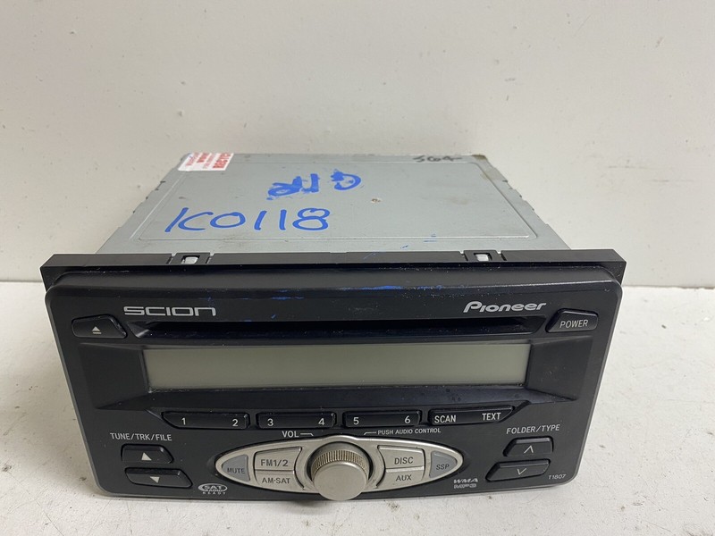 2006 Scion XB XA Pioneer Radio Stereo NON-iPod T1807 08600-21800 Disc CD Player