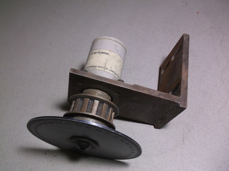 Mitsubishi TS2103N1E6 JY550D17301A Encoder 0-350 Bracket And Dial