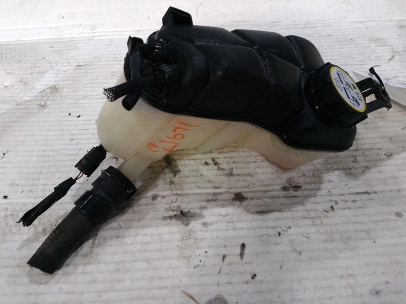 2018 Land Rover Evoque Engine Coolant Reservoir Red OEM J9C1432 LR060349