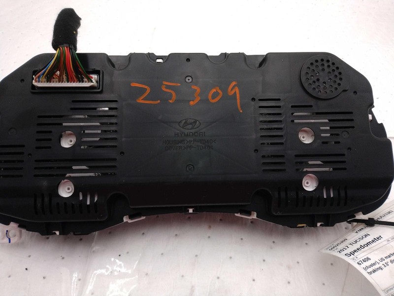 2017 Hyundai Tucson Speedometer Gauge OEM Grey 99K Miles NJ25-25309-640208
