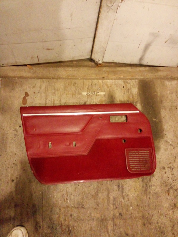 1987 PLYMOUTH DRIVER LH POWER FRONT INTERIOR DOOR TRIM PANEL INSIDE