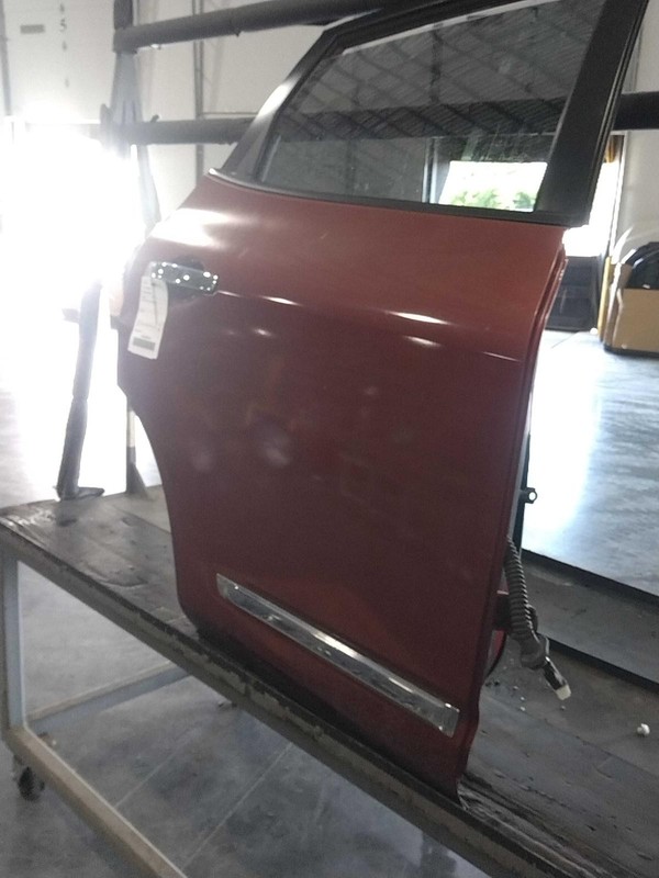 2013 Nissan Rogue Red Rear Right Door - Used, 122k Miles, OEM Part 382624