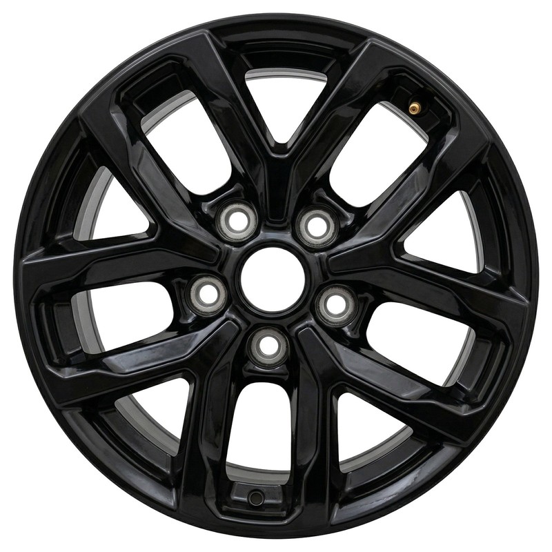 JEEP Wrangler Wheel 17Â" 17x7.5 2024-2025 BLACK Rim OE 04755591AA OEM Factory