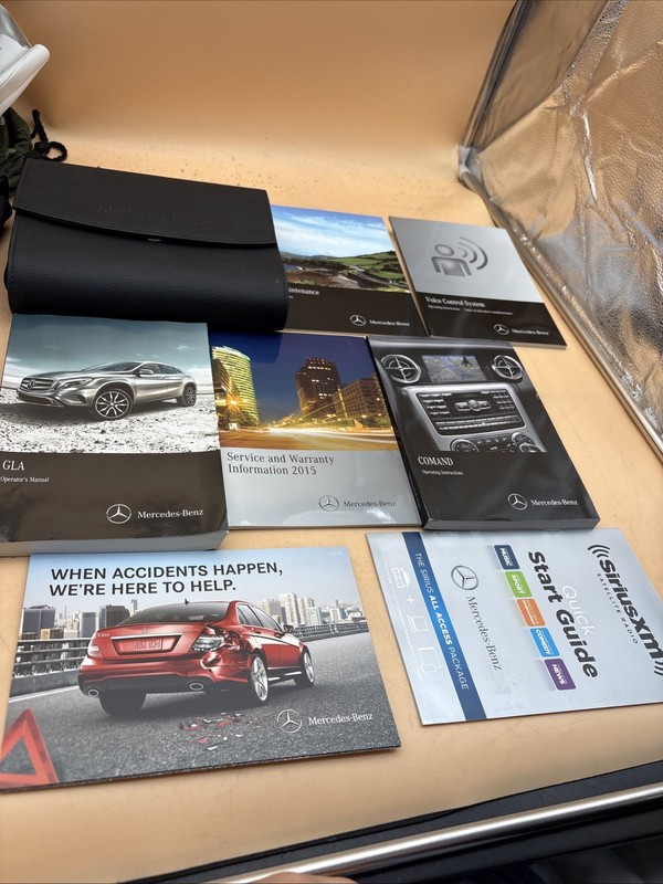 2015 MERCEDES BENZ GLA OWNERS MANUALWarranty Maintenance W/Case Free Shipping