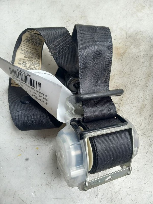 07 TOYOTA YARIS REAR DRIVER LEFT SEAT BELT BLK-BLU