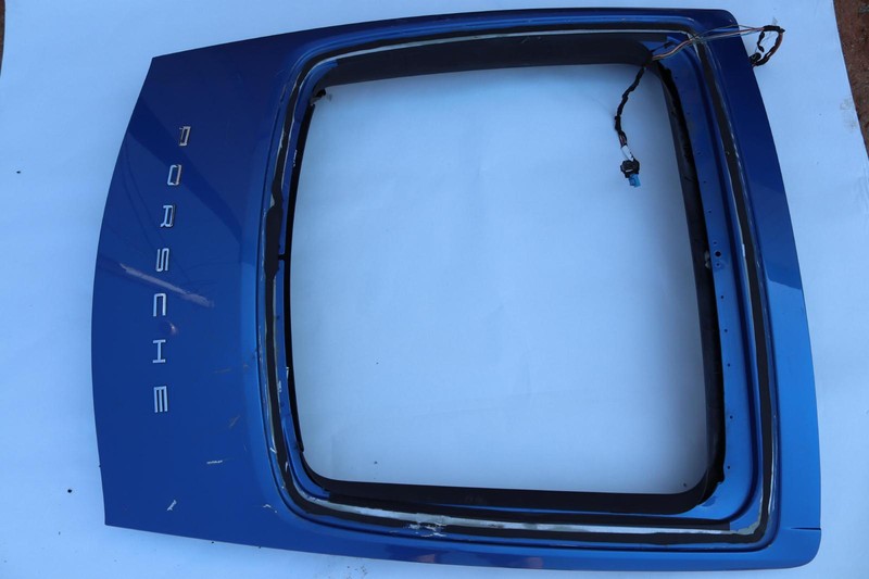 2014-2016 PORSCHE CAYMAN 981 LIFTGATE TAILGATE TRUNK DECK LID HATCH BLUE OEM