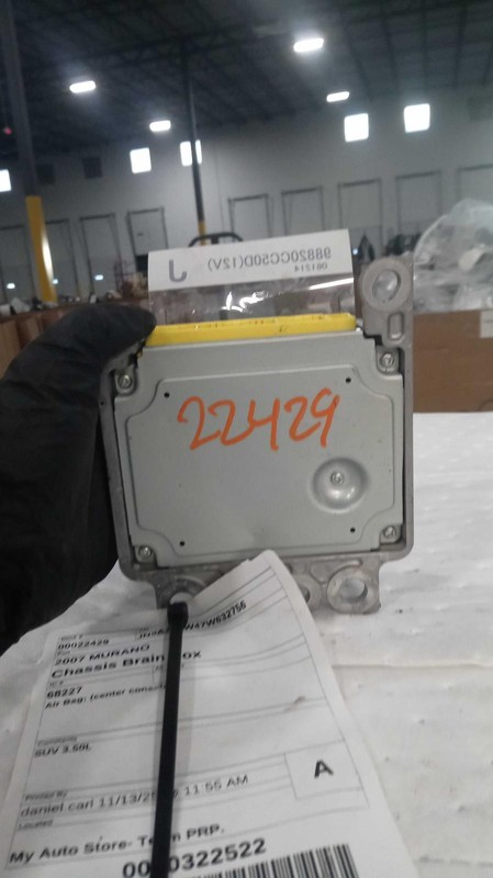 Used Air Bag Module fits: 2007 Nissan Murano Air Bag center console Grade A