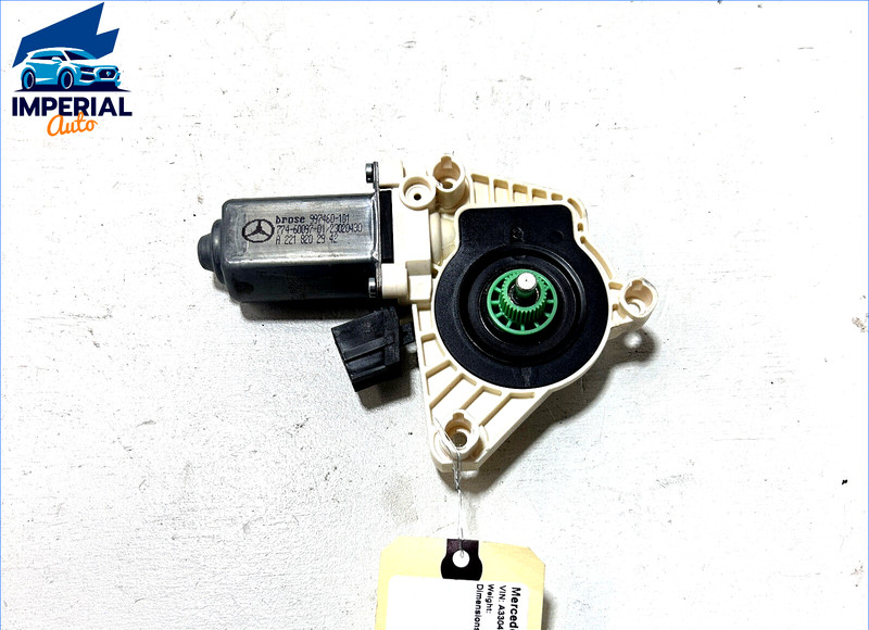 2007 - 2013 MERCEDES S550 REAR LEFT DRIVER SIDE WINDOW REGULATOR MOTOR OEM