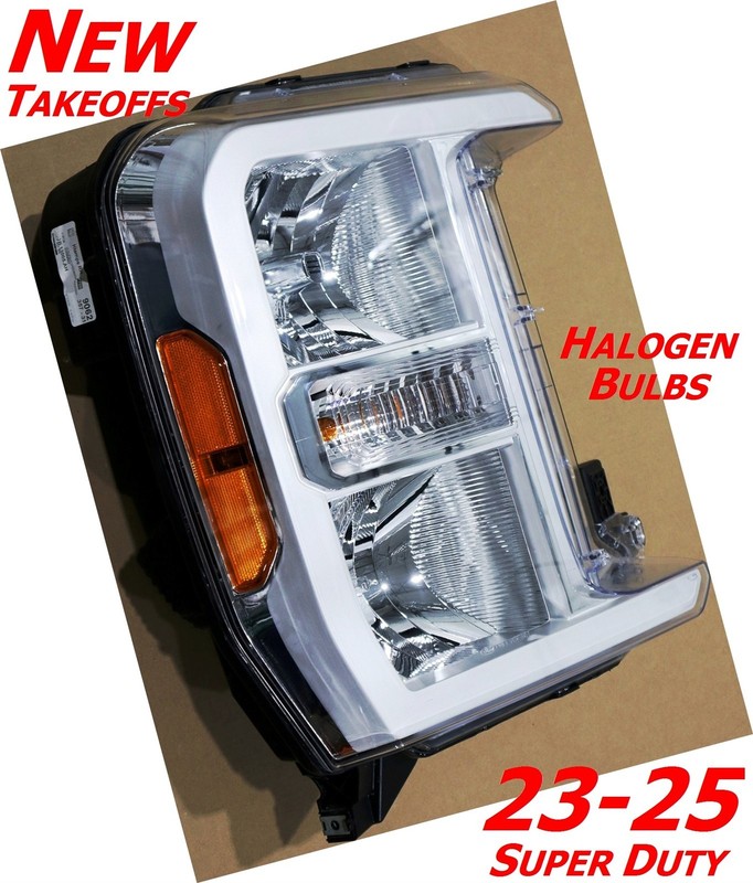 23-26 SUPER DUTY HALOGEN Headlight PC3Z13008H New Take Off Truck Right OEM