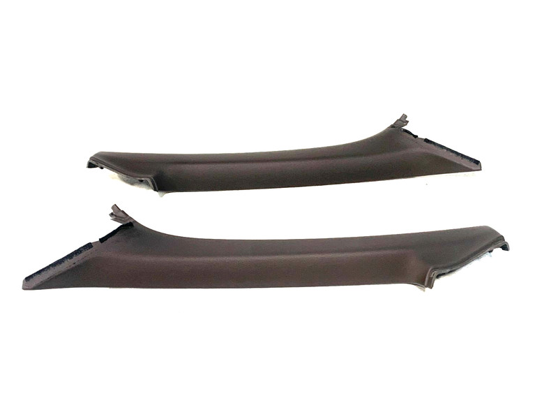 2013-2016 AUDI A5 UPPER A PILLAR TRIM PANEL SET BROWN OEM #A0.31
