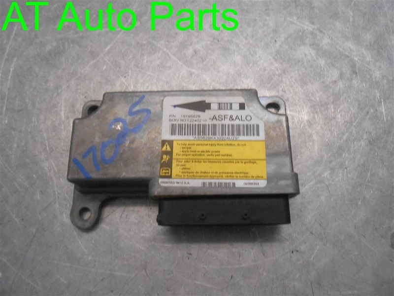 05-06 TRAILBLAZER AIRBAG AIR BAG CONTROL MODULE COMPUTER UNIT OEM 15195629