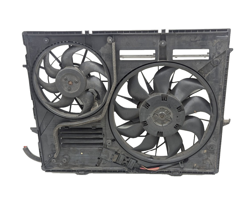 2007-2010 AUDI Q7 3.6L VR6 ENGINE RADIATOR COOLING FAN ASSEMBLY
