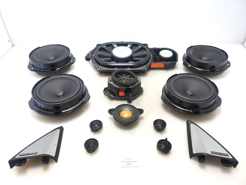 ✅12-15 OEM Mercedes W207 E350 Coupe Logic7 Speakers Tweeters Subwoofer Set Of 11