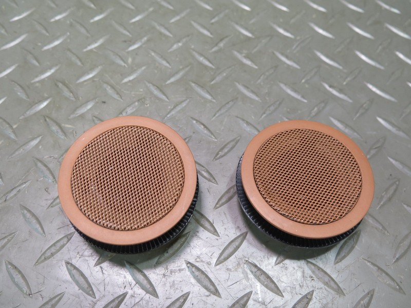 2001-2006 BMW E46 M3 3-SERIES CONVERTIBLE REAR TWEETER SPEAKER GRILLE SET OF 2