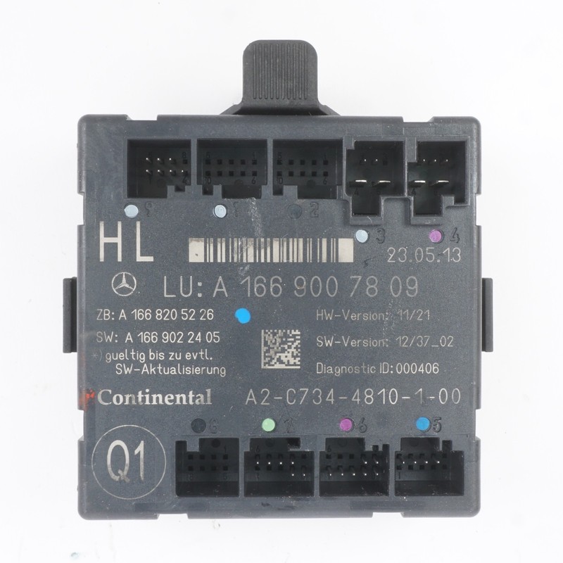 2012-2016 Mercedes ML GL Rear Left Driver Side Door Control ModuleOEM
