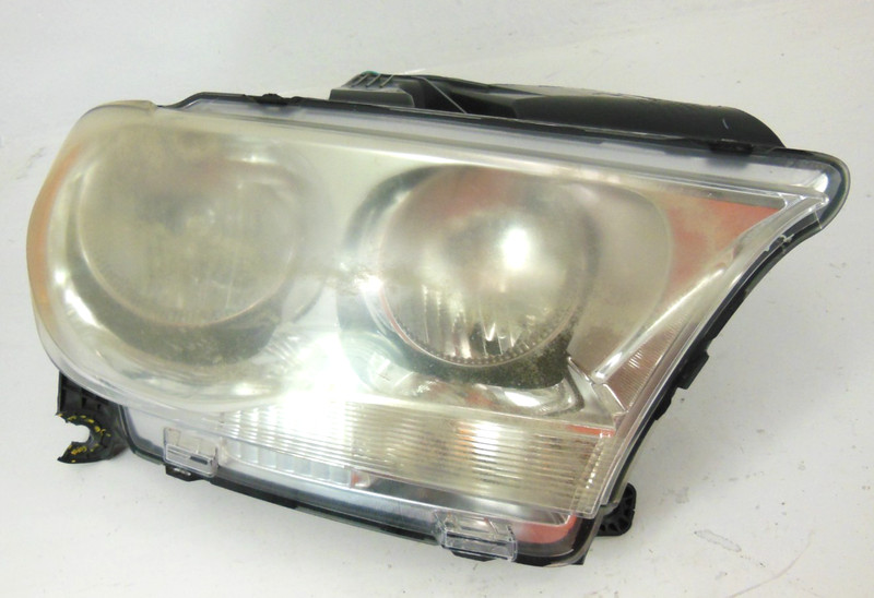 2011-2013 Dodge Durango Halogen Headlight Driver Left LH Chrome Bezel OEM