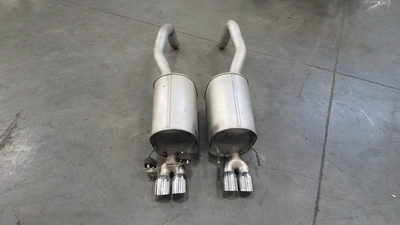 2012 Chevy Corvette C6 Grand Sport Exhaust Muffler Set / Tips #0012 H7