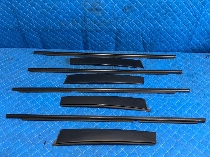 2007 Lexus Rx400h SET OF 8 DOOR EXTERIOR PILLAR TRIM MOLDING COVER OEM