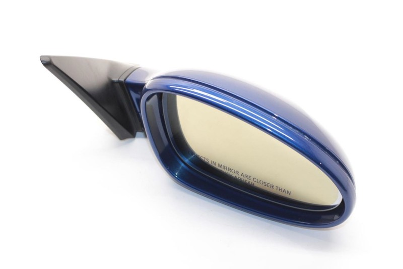 10-12 Porsche Cayman 2.9L Passenger Right Side Blue Power Door Mirror