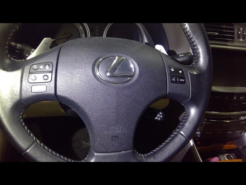 Driver Left Air Bag Sedan Driver Wheel Fits 06-13 LEXUS IS250 1687572