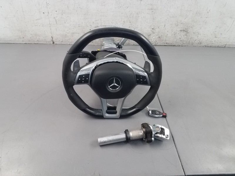 2014 Mercedes AMG E 63 S Wagon Leather Steering Wheel Column Key - * #2078 F6
