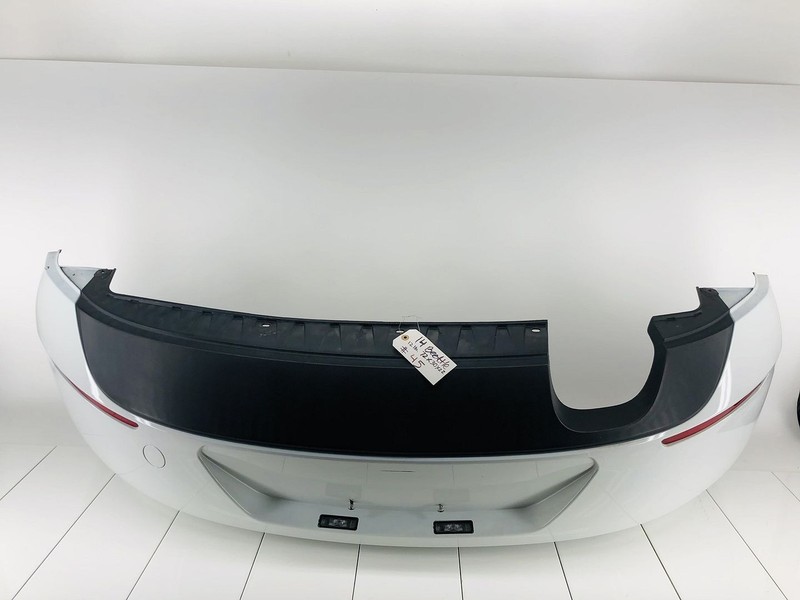12-16 VOLKSWAGEN BEETLE REAR BUMPER COVER PANEL PURE WHITE AFTERMARKET #45