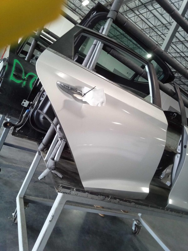 2015 Hyundai Sonata Rear Right Door Silver OEM Used 128k Miles NJ25-18507-459741