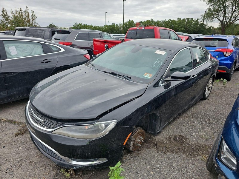 2015 Chrysler 200 Right Headlight Assembly OEM 558472 Black Used 185K Miles