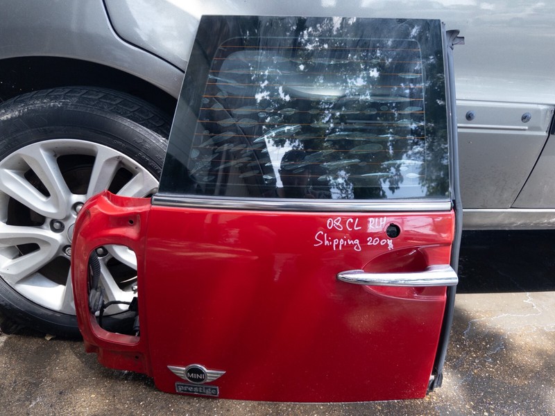 08-14 Mini Cooper Clubman R55 BACK REAR LEFT TRUNK DOOR SHELL Red 851 OEM