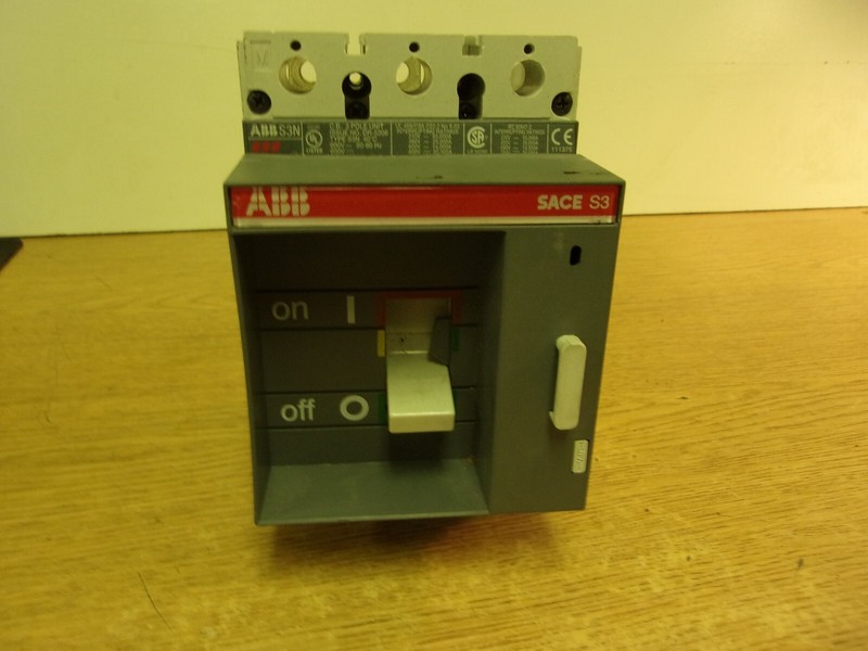 ABB Sace S3 Type-S 3N 3 Pole 600v, 50-60Hz