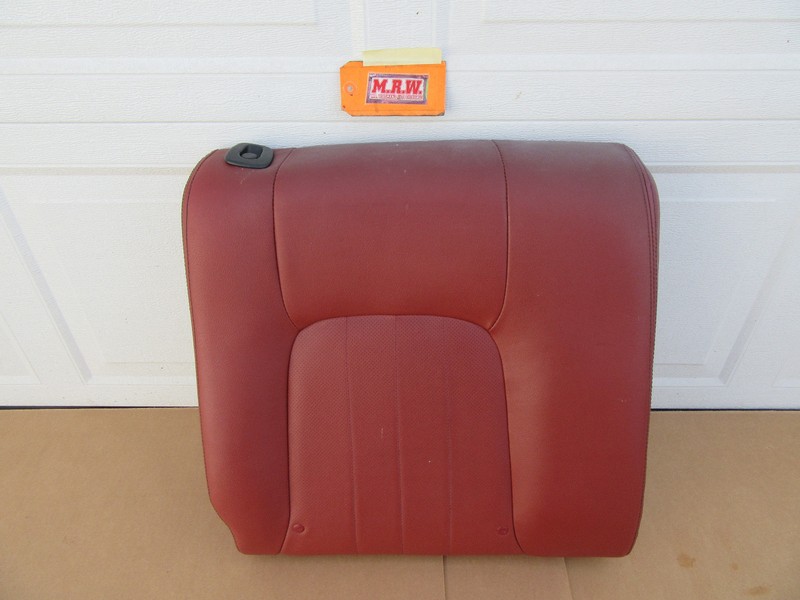 SEAT BACK UPPER TOP PASSENGER RIGHT R RH RR REAR CAR RED ORANGE for 07 TIBURON