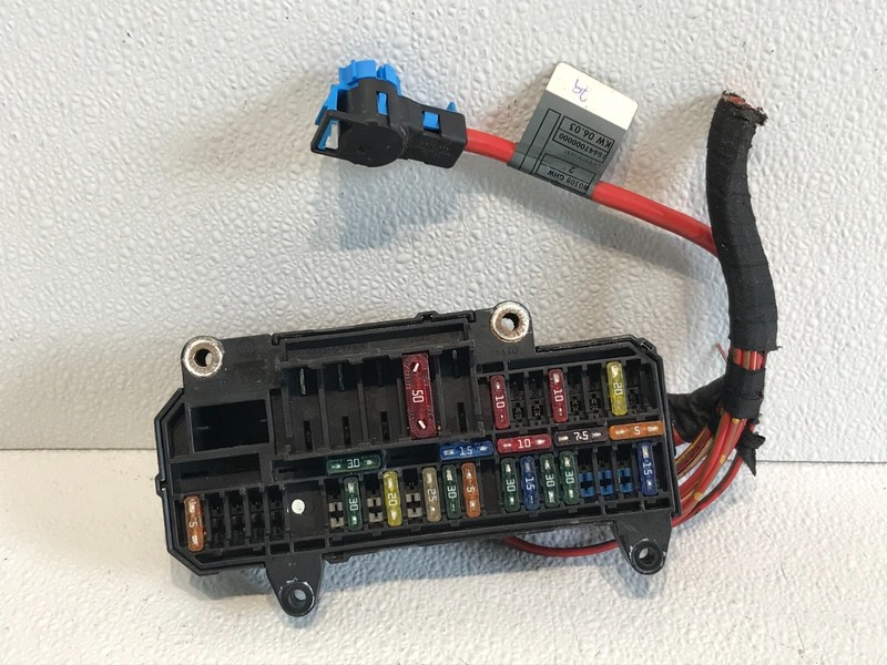 02-08 BMW E65 E66 Rear Trunk Power Distribution Terminal Fuse Panel Box OEM